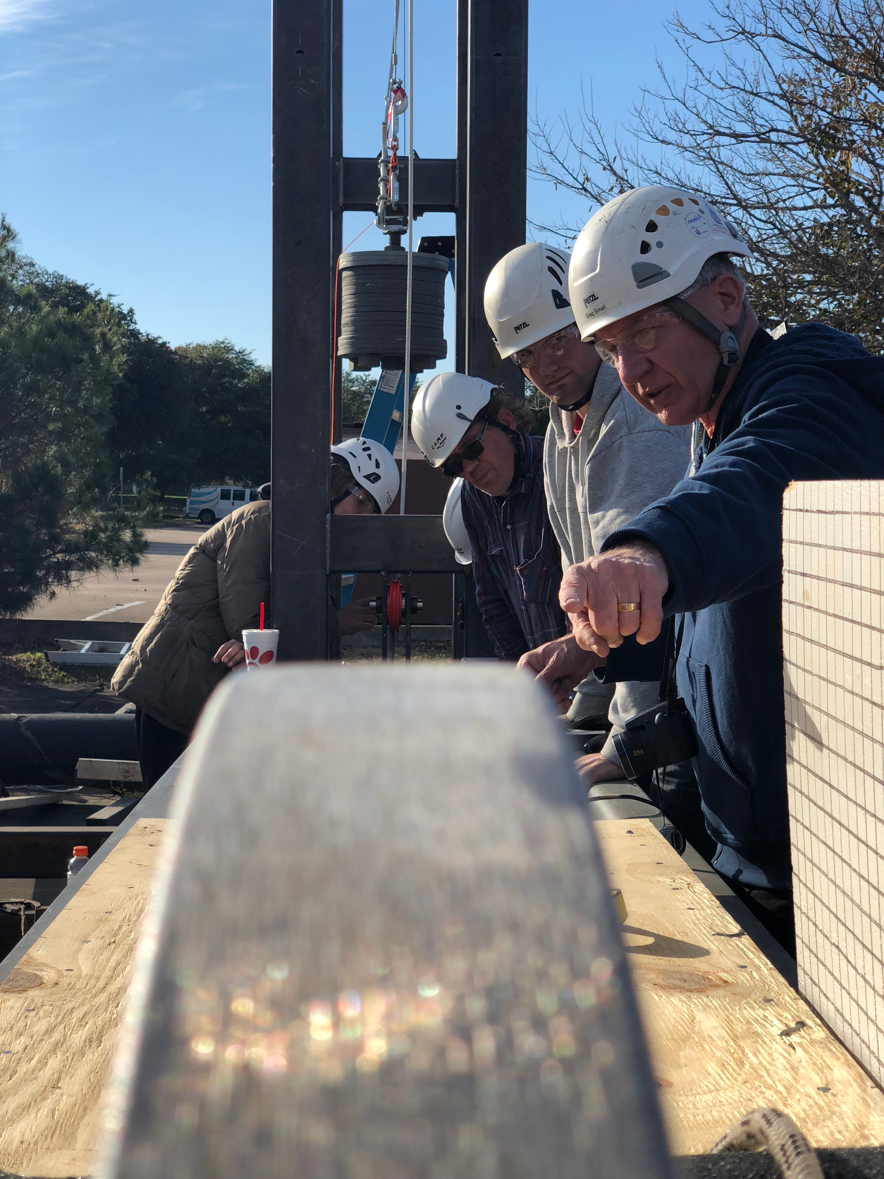 testing the eveook fall protection at an ISO 17025 independent lab