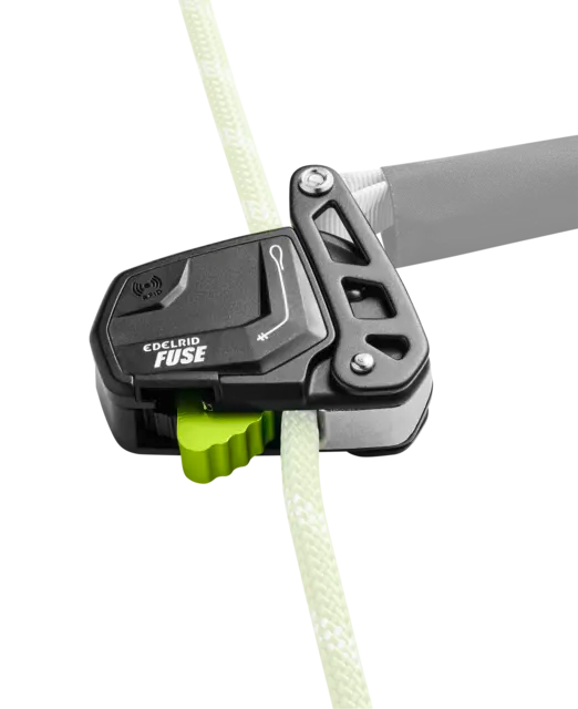 edelrid fuse illlustration on rope front view