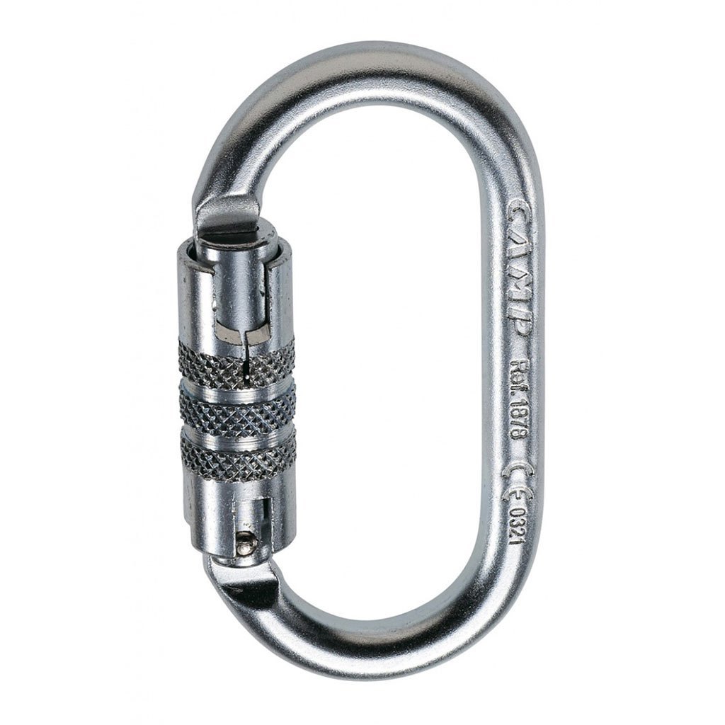 two lock carabiner for fall protection systems like the Eveook by Ballantyne Gear