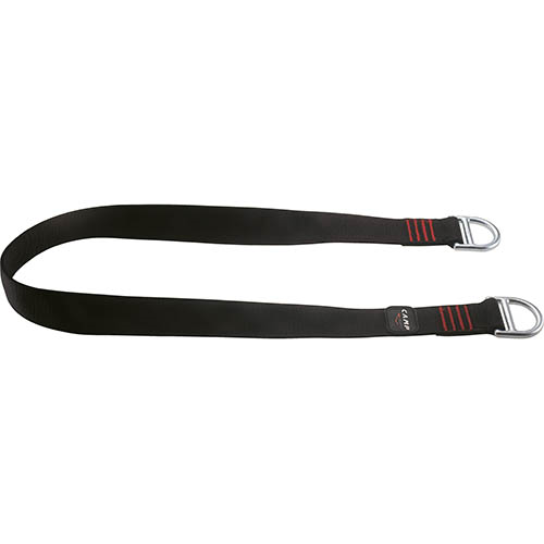 Safety long anchor webbing for PPE roof safety to wear with roofing harness