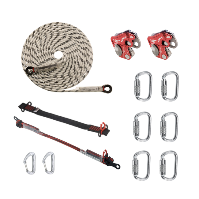 PPE roofing equipment for adding additional users to the Eveook Fall Protection System. This kit does not have harness. 