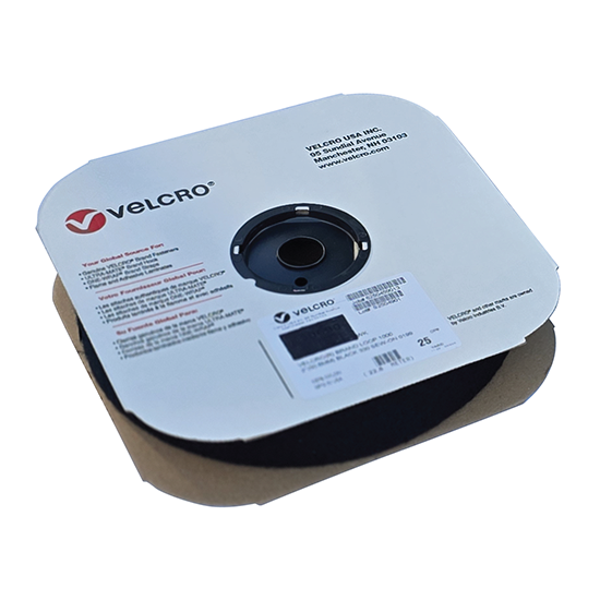 Velcro brand tape roll on a white background