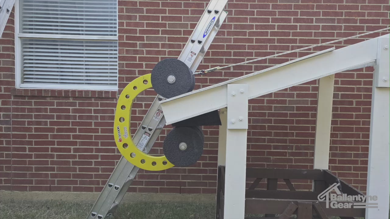 Video of sloped soffit SoffitWedge in use on sloped roof demo