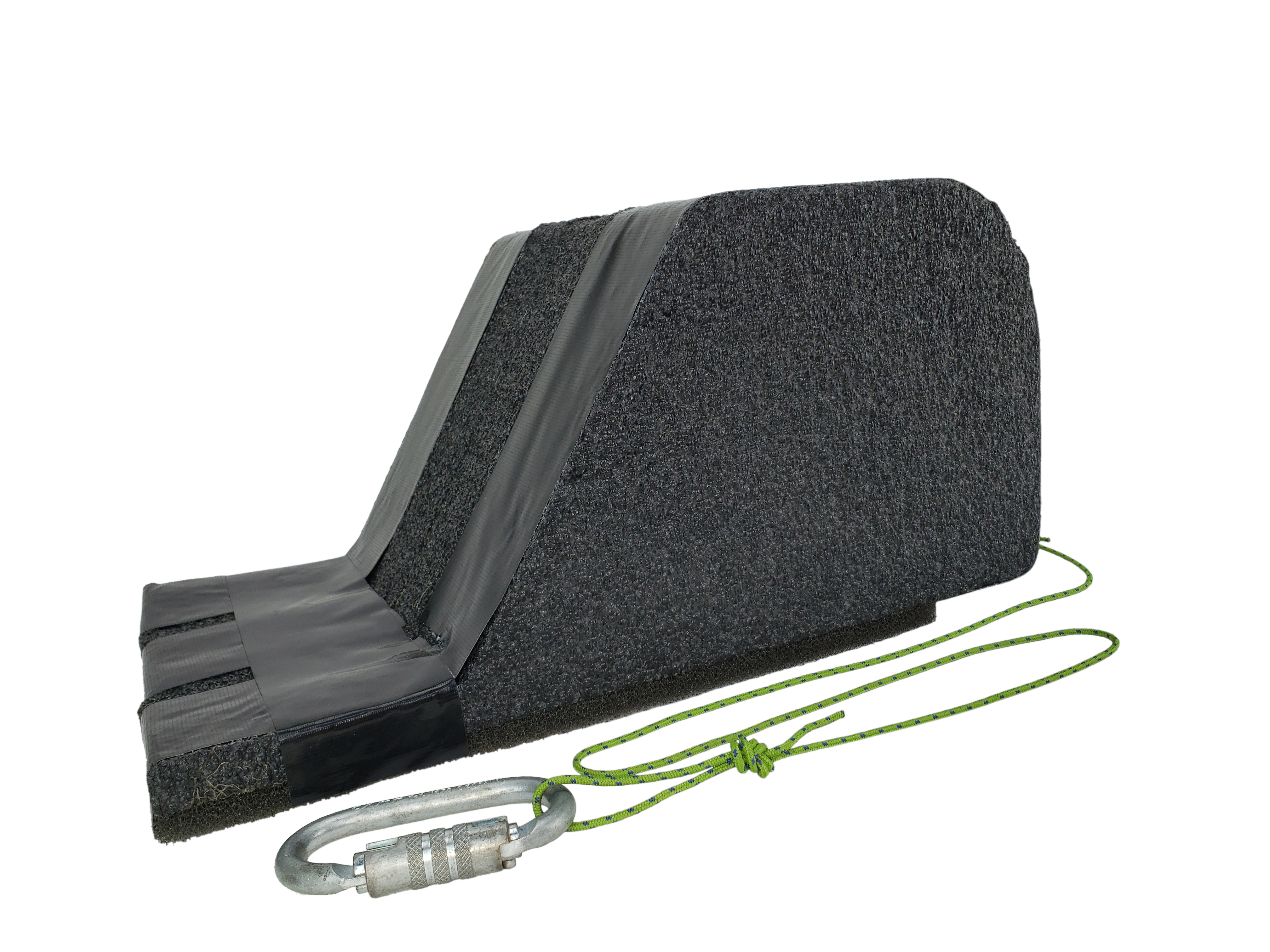 fall protection components for one person installation for residential and commercial sloped roof fall protection systems